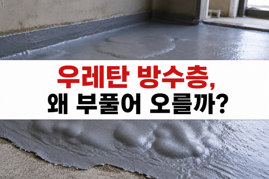 우레탄 방수층이 부풀어 오르는 이유: 바닥 수분과 기포의 관계 1 28 썸네일 1