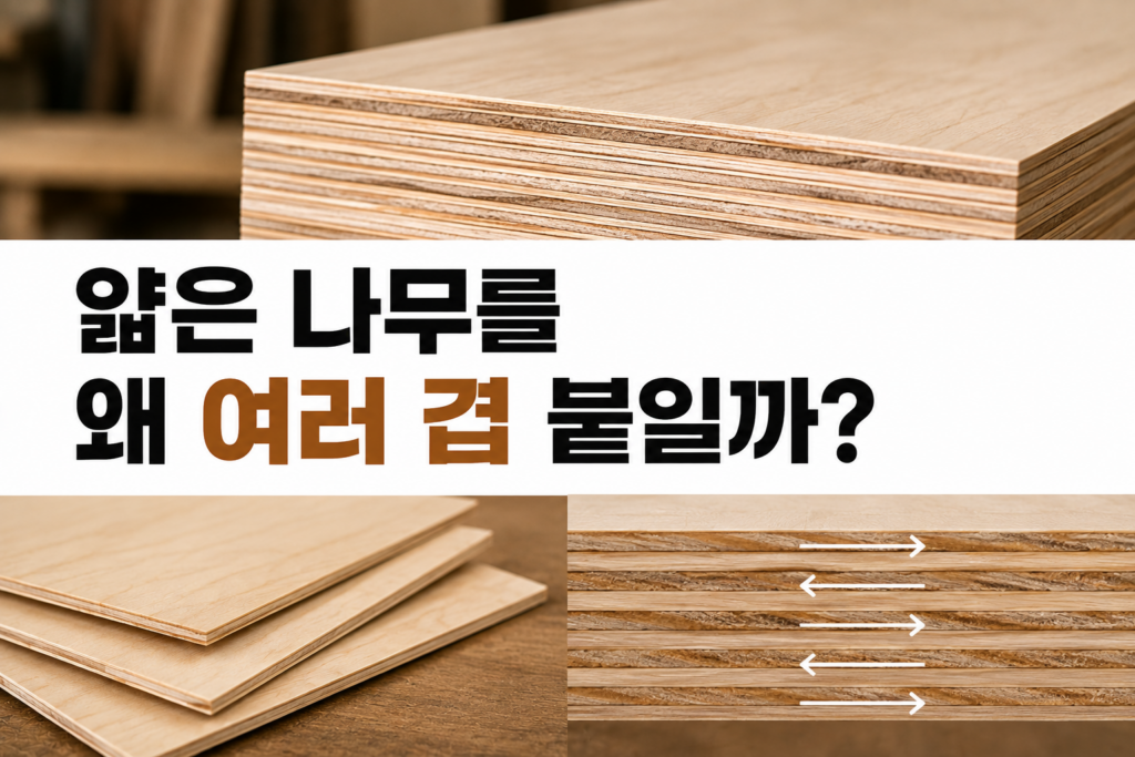 합판은 왜 얇은 나무를 여러 겹 붙여 만들까? 단판의 방향과 강도의 원리 1 31 썸네일