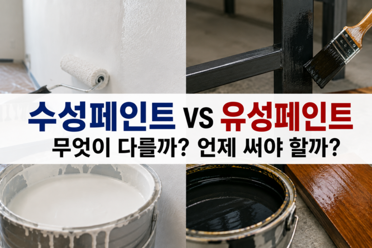 수성페인트와 유성페인트는 무엇이 다를까? 물과 용제가 만드는 성능 차이 11 47썸네일