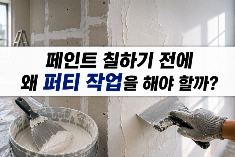 페인트를 칠하기 전에 왜 퍼티 작업을 할까? 평활한 벽을 만드는 원리 10 48썸네일