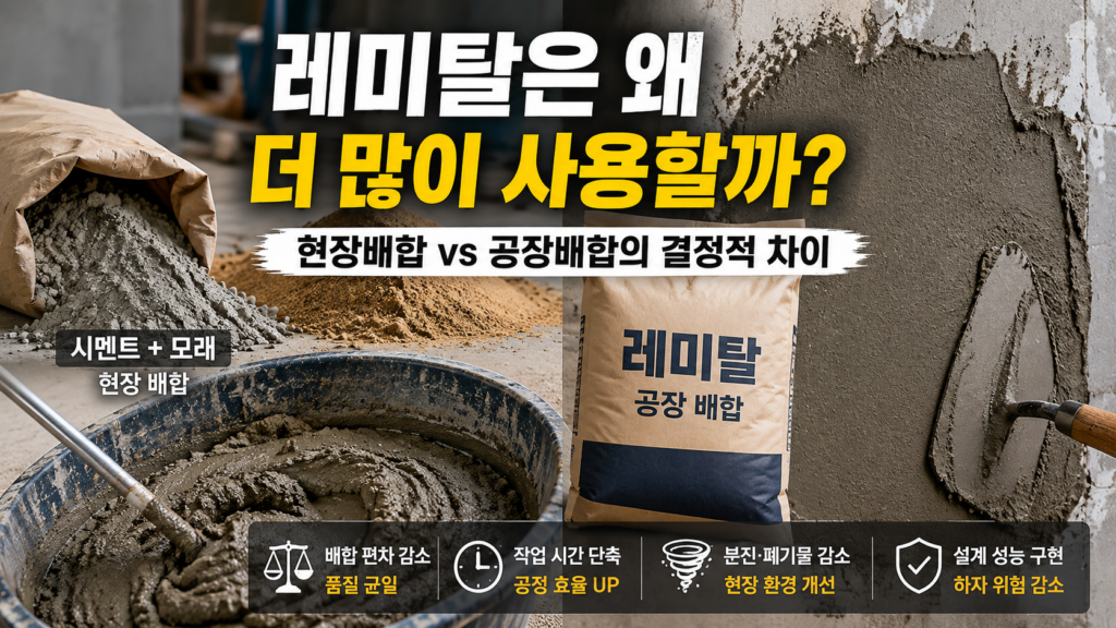 52레미탈은 왜 더 많이 사용될까?