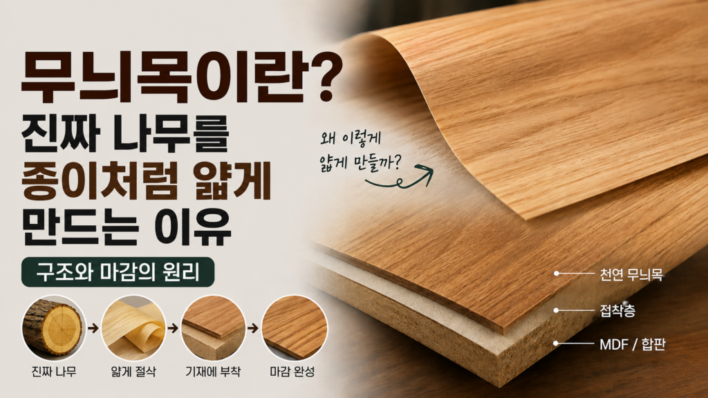 무늬목이란?