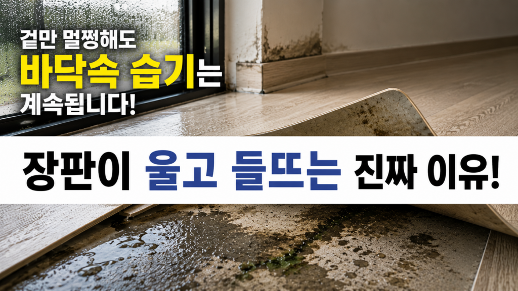장판이 울고 뜬 사진